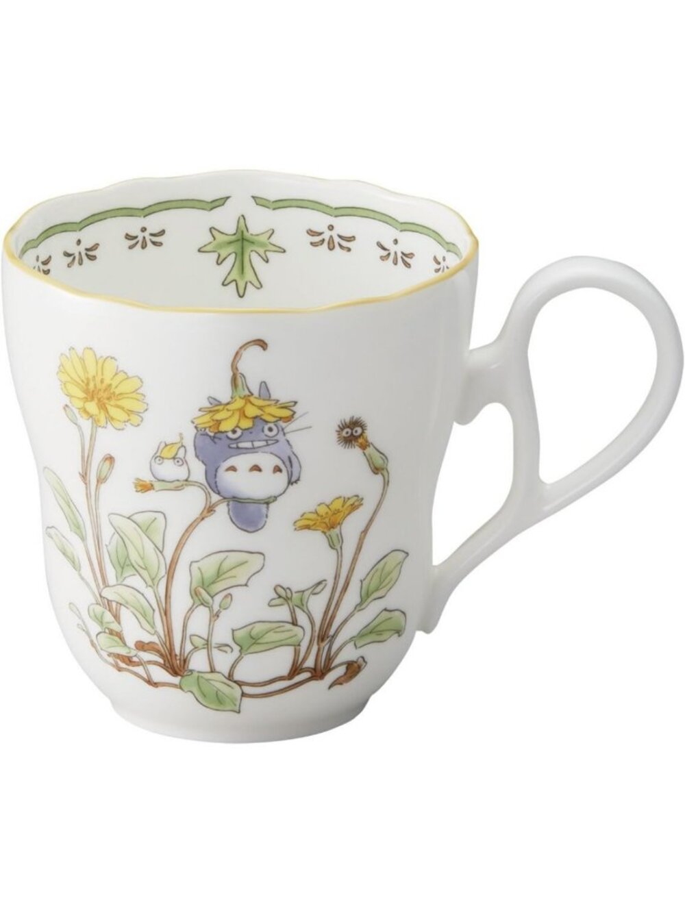 Microwave Safe Bone China Mug - My Neighbor Totoro Design, Perfect Gift!
